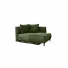 Chaise longue Rex Recamière  155x95x81cm - stof - groen met bedfunctie