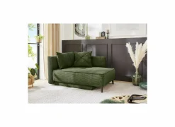 Chaise longue Rex Recamière  155x95x81cm - stof - groen met bedfunctie