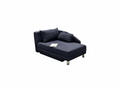 Chaise longue Roy Recamière 149x90cm - stof - blauw met bedfunctie