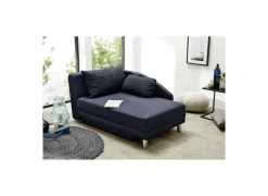 Chaise longue Roy Recamière 149x90cm - stof - blauw met bedfunctie