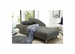 Chaise longue Roy Recamière 149x90cm - stof - taupe met bedfunctie