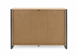 Commode Denver 120cm - decor - artisanale eik & anthraciet