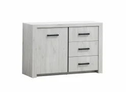 Commode Elvis 120x45x81cm - decor - witte eik