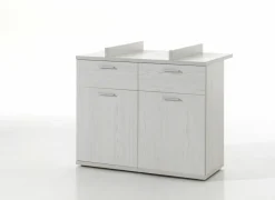 Commode incl luiertafel Helga 110x66x96cm - decor - moonlight eik