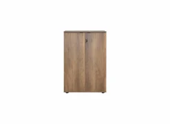 Commode Meradi 72x34x109cm - melamine - oslo walnut