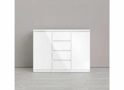 Commode Naia 121x50x91cm - decor - wit hoogglans