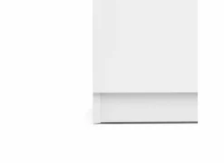 Commode Naia 80x40x101cm - melamine - wit hoogglans