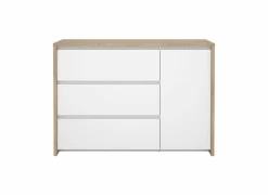 Commode Next 119x48x84cm - decor - wit/jackson hickory