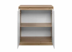 Commode Phoenix 79cm - decor - artisanale eik & wit