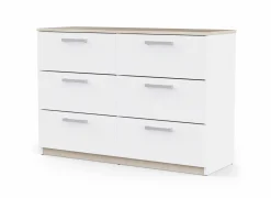 Commode Watson 119x41xH81cm - decor - kronberg eik & wit