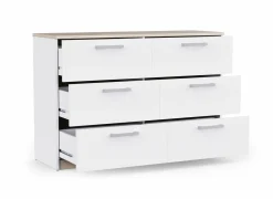 Commode Watson 119x41xH81cm - decor - kronberg eik & wit