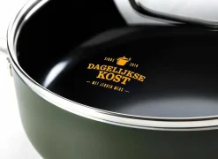 GreenPan Dagelijkse Kost stoofpan Ø24cm - aluminium - olijfgroen