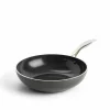 GreenPan Dagelijkse Kost wokpan Ø28cm - aluminium - olijfgroen