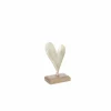 J line Deco Hart op voet H14cm - hout massief & aluminium - goud
