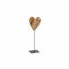 Deco Hart teak op voet H50cm