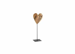 Deco Hart teak op voet H50cm