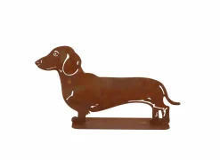 Deco Teckel H30,6cm - staal - roest