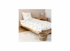 Dekbedovertrek Autos 200x140cm - katoen - wit