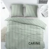 Dekbedovertrek Carine 240x220cm - katoen - groen