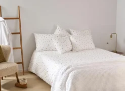 Dekbedovertrek Clover 200x200/220cm - percale - wit