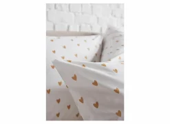 Dekbedovertrek Golden Hearts 240x200/220cm percale katoen