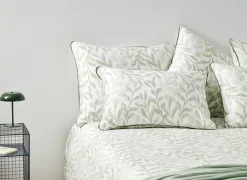 Dekbedovertrek Logy 240x220cm - katoen satijn - groen