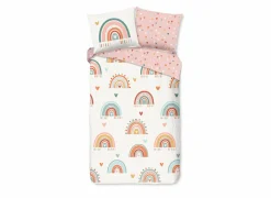 Dekbedovertrek Louie 140x220cm - katoen - multicolor