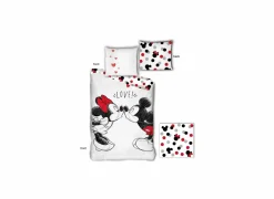 Dekbedovertrek Mickey & Minnie 140x200cm katoen