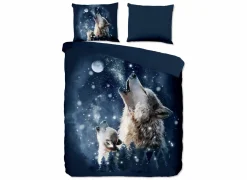 Dekbedovertrek Moon 240x220cm - microvezel - blauw