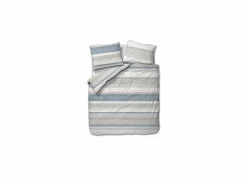 Dekbedovertrek Scandi Stripe 200x200/220cm - satijn - multicolor