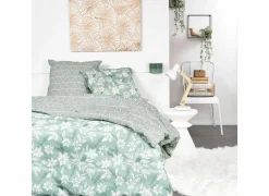 Dekbedovertrek Sunshine 240x220cm - katoen - groen