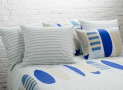 Dekbedovertrek Surfboard 140x200/220cm - katoen - blauw