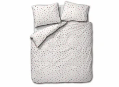 Dekbedovertrek 260x220/240cm - katoen - hearts red