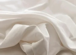 Dekbedovertrek 240x220cm - katoen - satijn wit