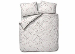Dekbedovertrek 200x200/220cm - katoen - hearts red