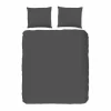 Dekbedovertrek 240x220cm - katoen - antraciet