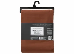 Dekbedovertrek 140x220cm - katoen - terracotta excl. kussenslopen