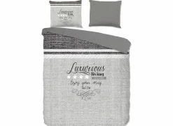 Dekbedovertrek 200x220cm - microvezel - suite grijs