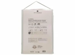 Dekbedovertrek 260x240cm - percale katoen - beige