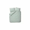 Dekbedovertrek 140x200/220cm - percale katoen - lichtgroen