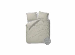 Dekbedovertrek 240x200/220cm - tetra katoen - greige