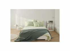 Dekbedovertrek 260x220/240cm - tetra katoen - lichtgroen