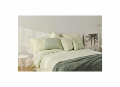 Dekbedovertrek 240x200/220cm - tetra katoen - lichtgroen