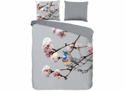 Dekbedovertrek Yule 200x220cm - microvezel - grijs