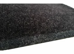 Deurmat Eco-clean 67x90cm - polyamide - zwart