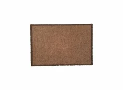 Deurmat Eco-clean 67x90cm - polyamide - bruin