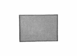 Deurmat Eco-clean 67x90cm - polyamide - lichtgrijs