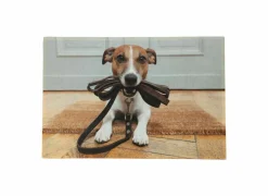 Deurmat Jack Russel 75x50cm - polyester - multicolor