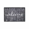 Deurmat Lima Welcome 50x75cm - rubber - grijs