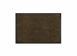 Deurmat Twister 60x120cm - polyamide - bruin